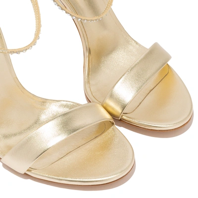 Shop Casadei Blade Judith In Goldust