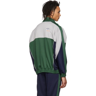 Shop Nike Green & Grey Martine Rose Edition Nrg Track Jacket