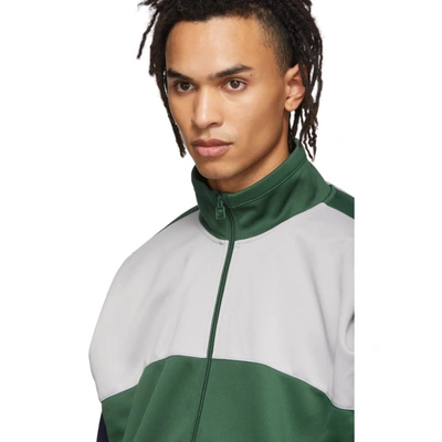 Shop Nike Green & Grey Martine Rose Edition Nrg Track Jacket