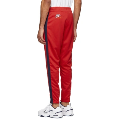 Shop Nike Lab Red Martine Rose Edition Nrg K Lounge Pants In 657redblu