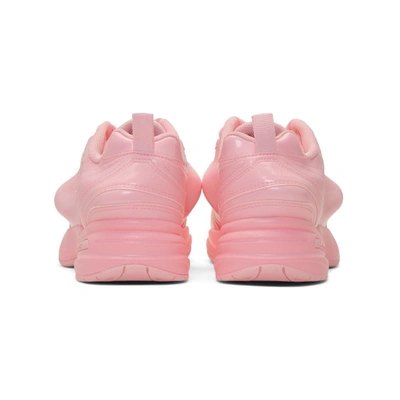 Shop Nike Lab Pink Martine Rose Edition Monarch Iv Sneakers In Medsoftpink