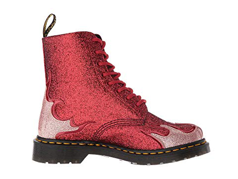 red sparkle dr martens