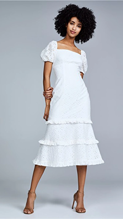 Shop Keepsake Higher Lace Dress In Ivory