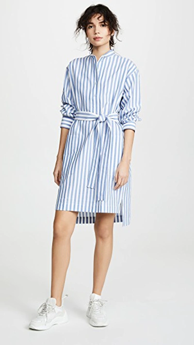 Derin Stripe Waffle Dress