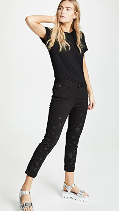 Shop Stella Mccartney The Skinny Boyfriend Jeans In Deep Black