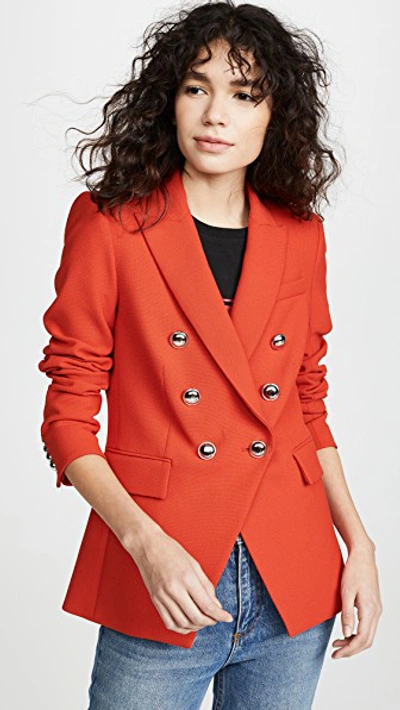 Shop Veronica Beard Miller Dickey Jacket In Red