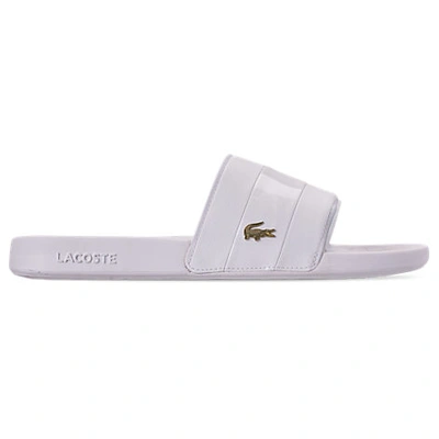 Lacoste Fraisier 118 Slide Sandal In White | ModeSens