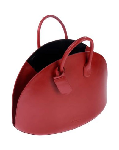 Shop Calvin Klein 205w39nyc Handbags In Brick Red
