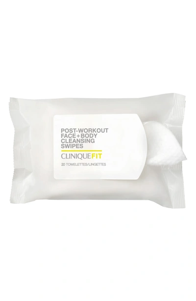 Shop Clinique Fit Post-workout Face + Body Cleansing Swipes