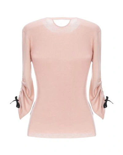 Shop Red Valentino Sweaters In Pale Pink