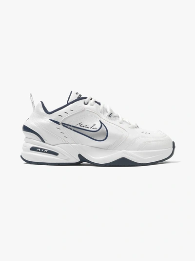 Shop Nike White X Martine Rose Air Monarch Iv Sneakers In 114 - White