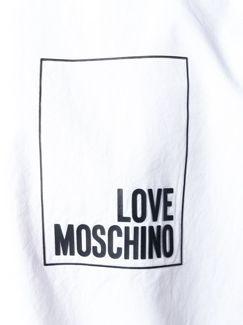 Love Moschino 白色logo印花休闲衬衫 In Neutrals | ModeSens
