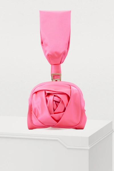 Shop Roger Vivier Pink Clutch Handbag