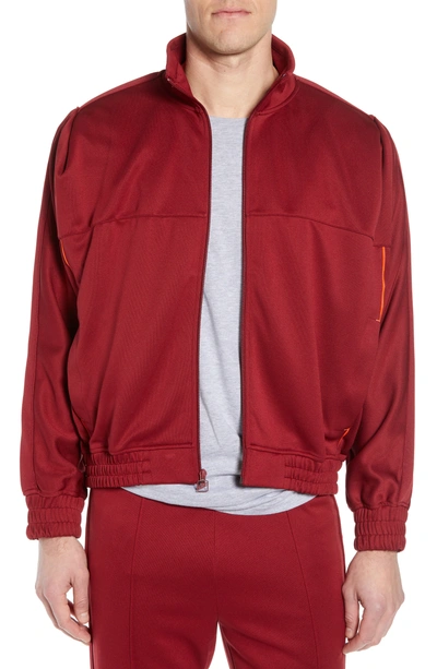 Shop Nike X Martine Rose Men's Track Jacket In Team Red/ Team Red/ Team Red