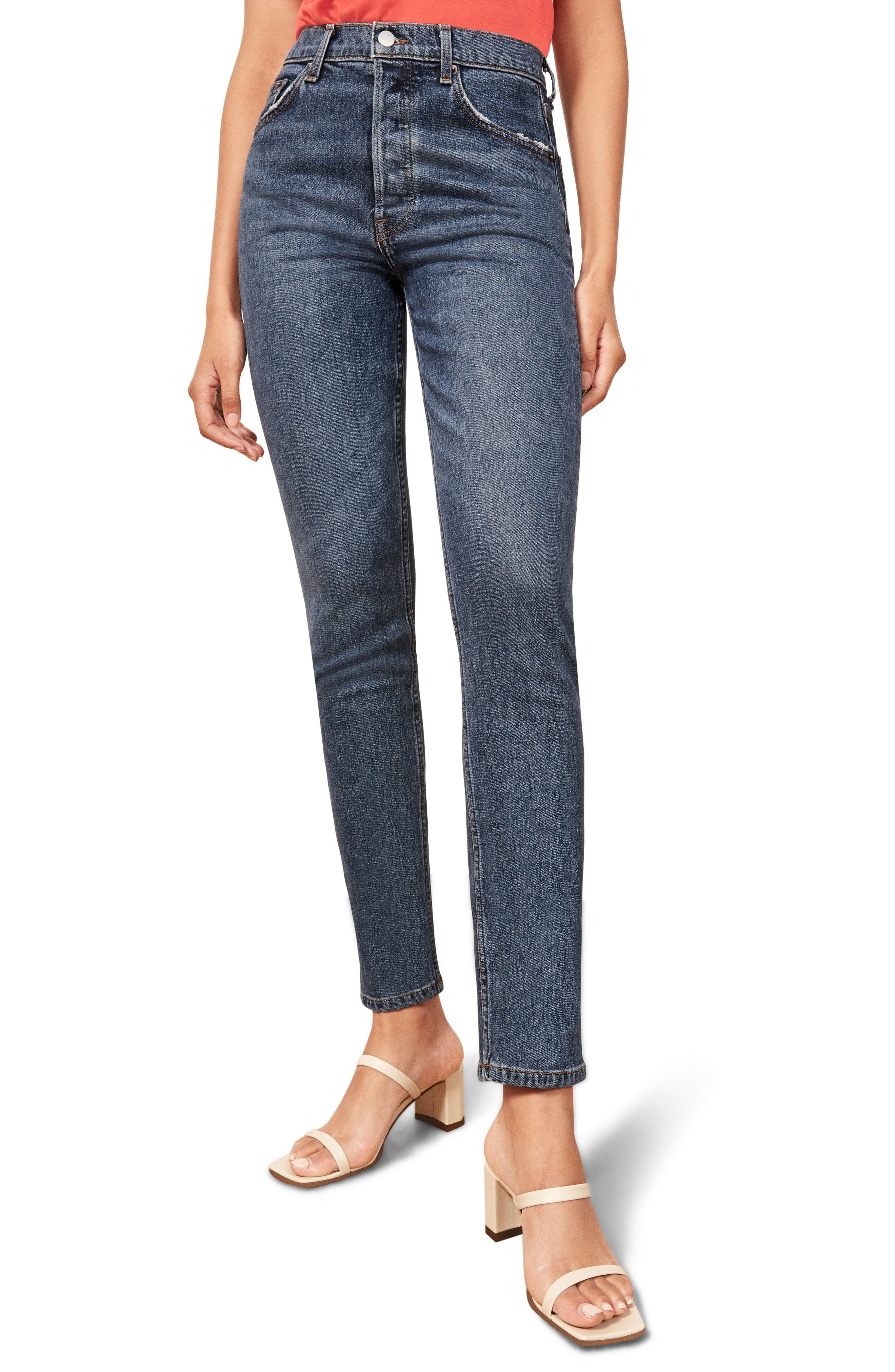 serena high skinny crop