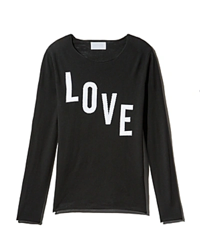 Shop Zadig & Voltaire Merino-wool Love Sweater In Black