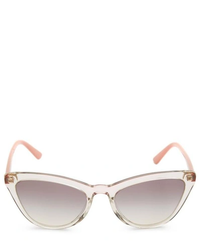 Shop Prada Acetate Cat-eye Sunglasses In Pink