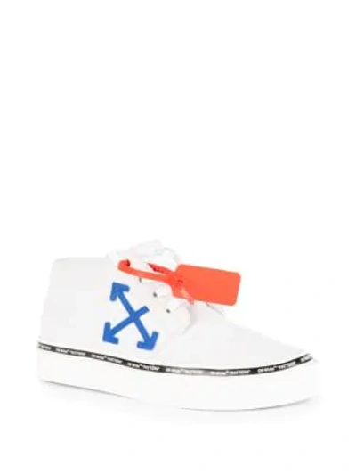 Shop Off-white Skate Low-top Suede Trainers In White Blue