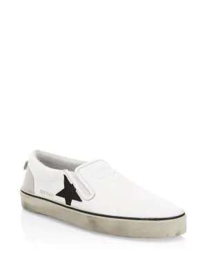 golden goose slip on sneakers