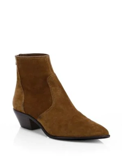 Shop Loeffler Randall Women's Joni Suede Ankle Boots In Brown