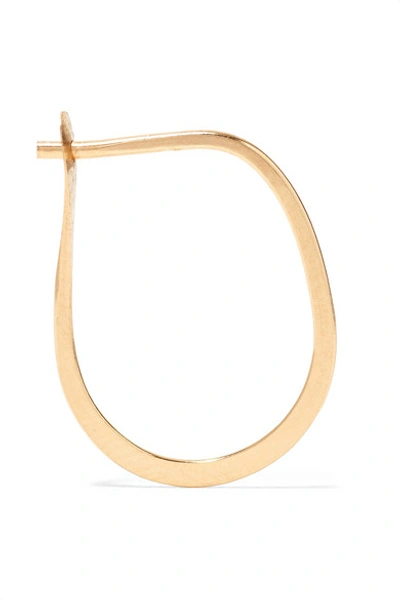 Shop Melissa Joy Manning Teardrop 14-karat Gold Hoop Earrings