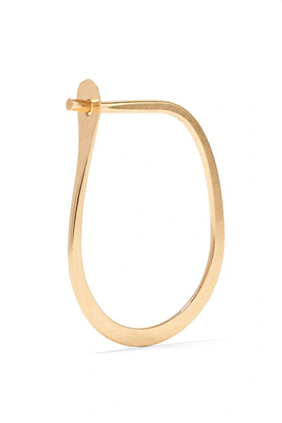 Shop Melissa Joy Manning Teardrop 14-karat Gold Hoop Earrings