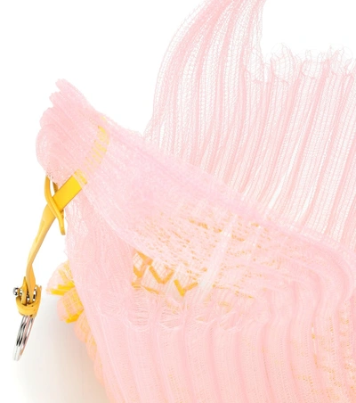 Shop Jil Sander Accordion-pleated Tote In Pink