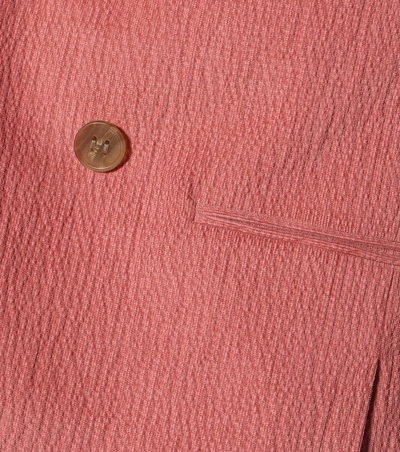 Shop Acne Studios Stretch-cotton Blazer In Pink