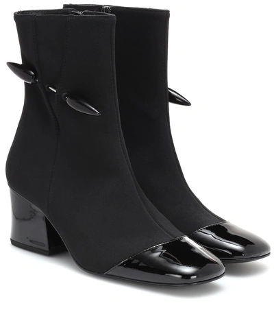 Shop Dorateymur Jersey Ankle Boots In Black