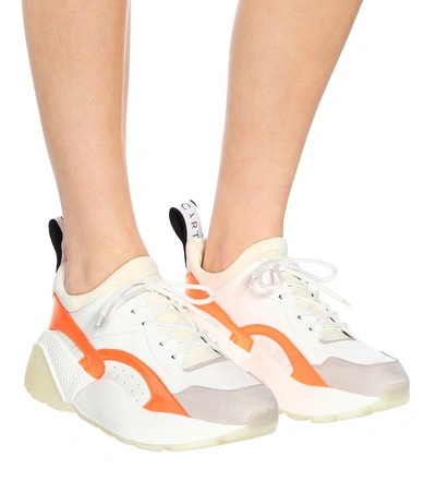 Shop Stella Mccartney Eclypse Sneakers In White