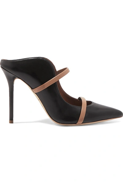 Shop Malone Souliers Maureen 100 Leather Mules In Black