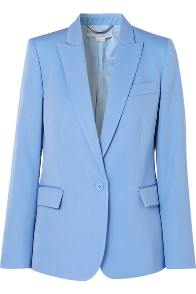 Stella Mccartney Wool-twill Blazer In Blue | ModeSens