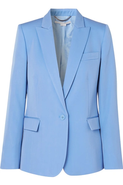 Shop Stella Mccartney Wool-twill Blazer In Blue