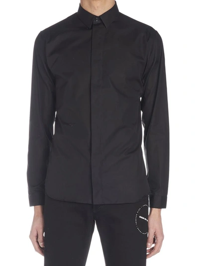 Shop Dior Homme Classic Shirt In Black