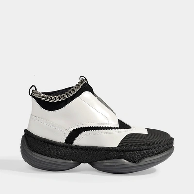 Shop Alexander Wang | Sneakers In White Leather And Neoprene