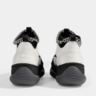 Shop Alexander Wang | Sneakers In White Leather And Neoprene