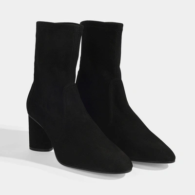 Shop Stuart Weitzman | Margo Boots 75 In Black Suede