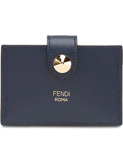 Shop Fendi Card Case - Blue