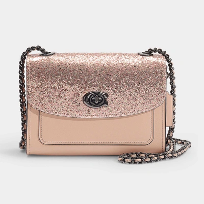 Coach Pink Leather Parker Crossbody Bag Coach