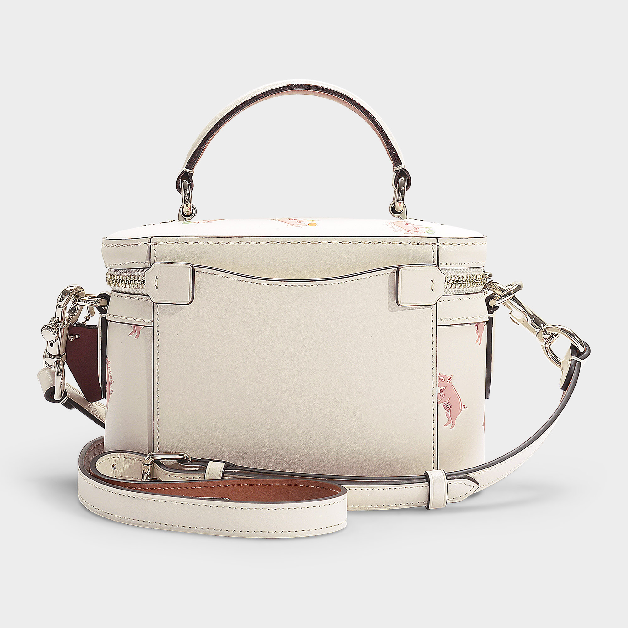 coach white small bag