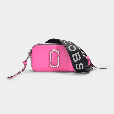 Shop Marc Jacobs Snapshot Fluoro Bag In Pink