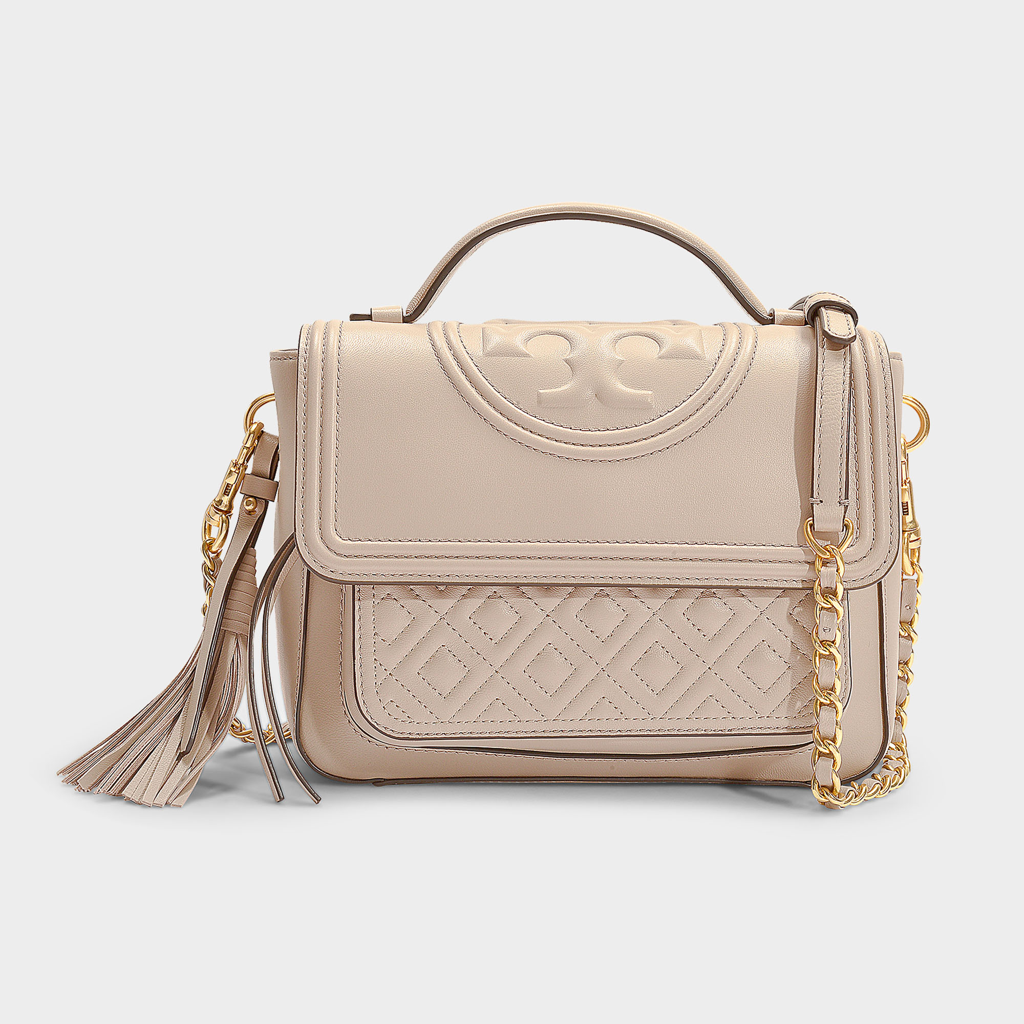 tory burch fleming taupe