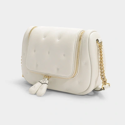 Shop Anya Hindmarch | Vere Small Soft Satchel Chubby In Chalk Soft Nappa Leather
