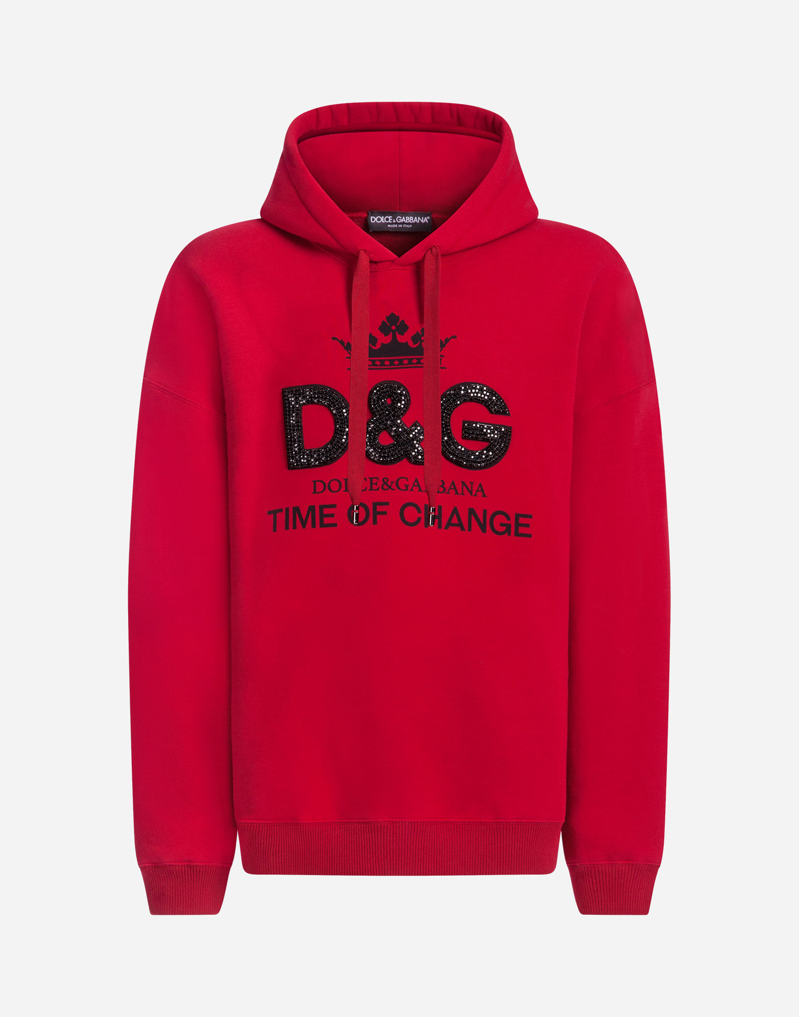 dolce and gabbana red hoodie