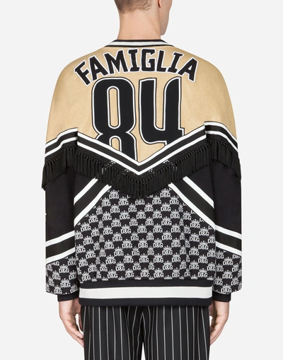 Shop Dolce & Gabbana Sweatshirt With Patch Embellishment In Multi-colored