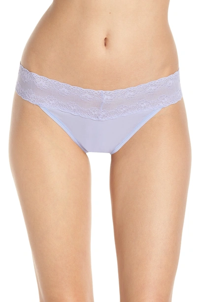 Shop Natori Bliss Perfection Thong In Sweet Lavender