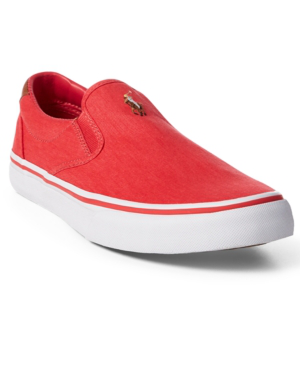 ralph lauren shoes red