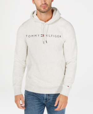 tommy hilfiger men's logo hoodie