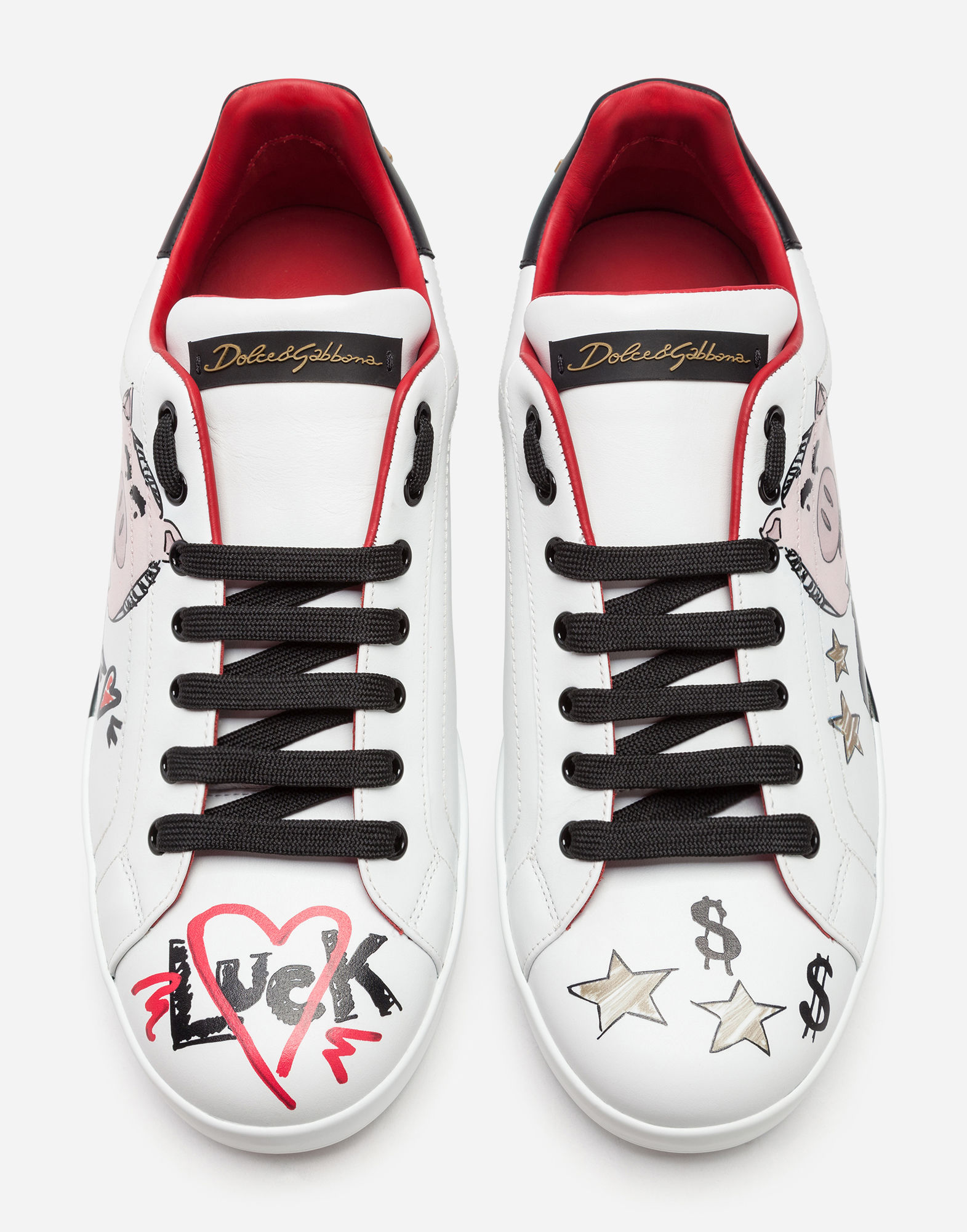 dolce gabbana pig sneakers