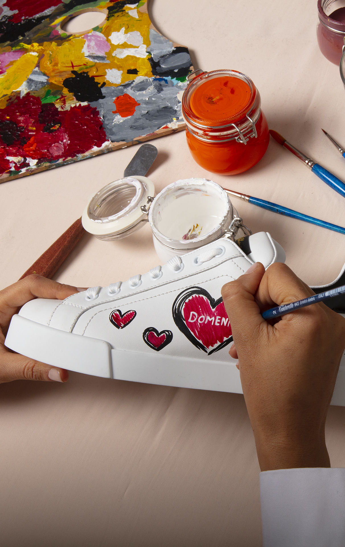 dolce and gabbana valentine's sneakers